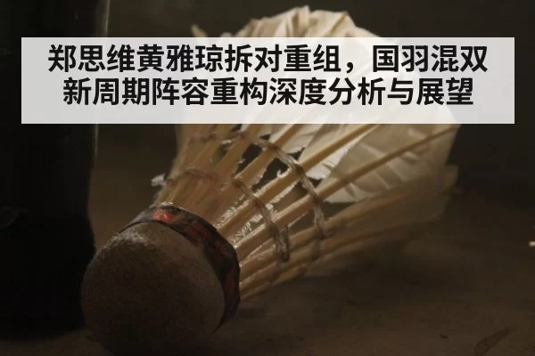 郑思维黄雅琼拆对重组,国羽混双新周期阵容重构深度分析与展望